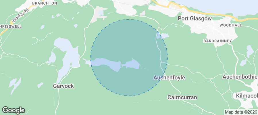 Inverclyde Airbnb map